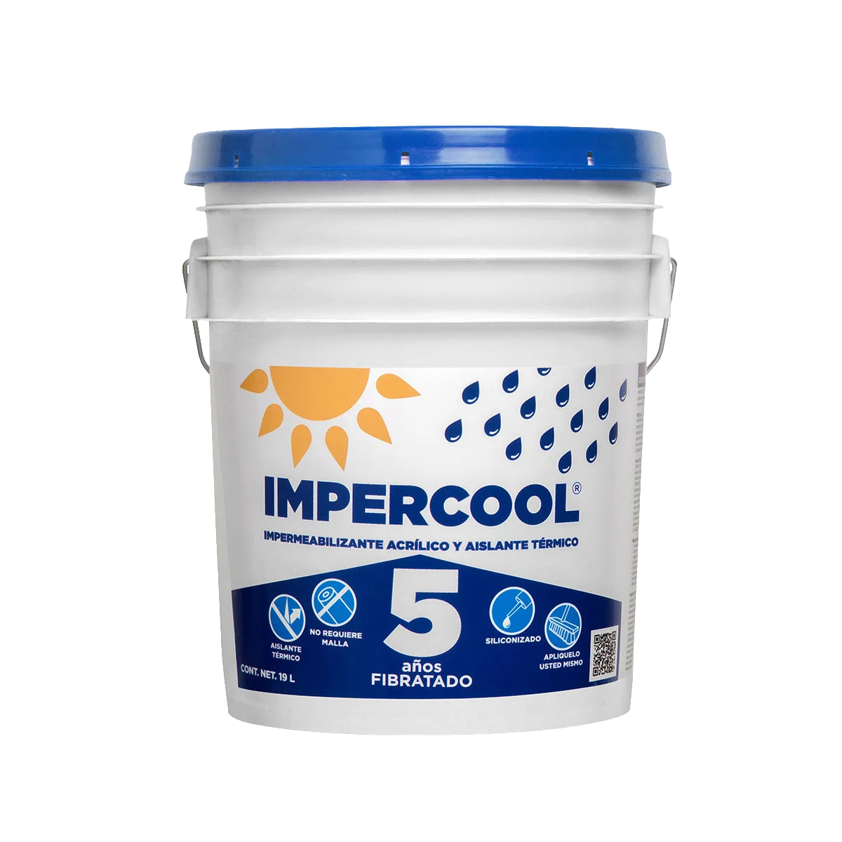 IMPERCOOL fibratado blanco 19 lt 5 años