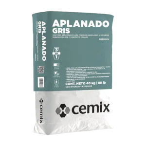 Aplanado Cemix gris 40 kg