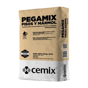 Pegamix para pisos y mármol de 20 kg