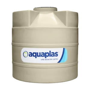 Tinaco tricapa beige 2500 lt acc Aquaplas